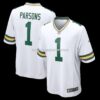 Mens Nike Micah Parsons White Green Bay Packers Game Player Jersey