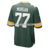 Mens Nike Jordan Morgan Green Green Bay Packers Player Game Jersey