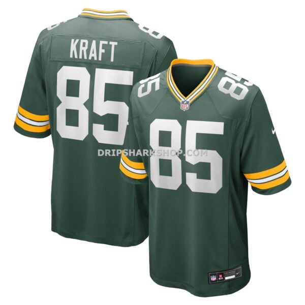 Mens Nike Tucker Kraft Green Green Bay Packers Game Jersey