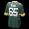 Mens Nike Aaron Banks Green Green Bay Packers Team Game Jersey