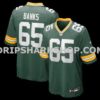 Mens Nike Aaron Banks Green Green Bay Packers Team Game Jersey