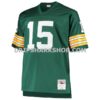 Mens Mitchell And Ness Bart Starr Green Green Bay Packers Big And Tall 1968 Retired Player Replica Jersey Pi4038000