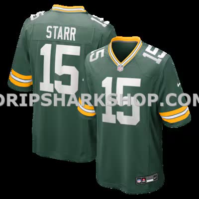 Mens Nike Bart Starr Green Green Bay Packers Game Retired Player Jersey