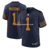 NFL1260d2G04-f318d9 Mens Nike Micah Parsons Navy Green Bay Packers The 1923 Classic Game Jersey