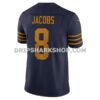 Mens Nike Josh Jacobs Navy Green Bay Packers The 1923 Classic Vapor Fuse Limited Jersey