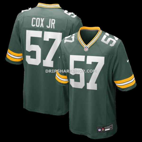 Mens Nike Brenton Cox Jr Green Green Bay Packers Game Jersey