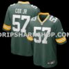 Mens Nike Brenton Cox Jr Green Green Bay Packers Game Jersey