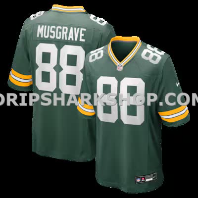 Mens Nike Luke Musgrave Green Green Bay Packers Game Jersey