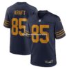 Mens Nike Tucker Kraft Navy Green Bay Packers Alternate Game Jersey