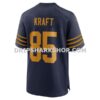Mens Nike Tucker Kraft Navy Green Bay Packers Alternate Game Jersey