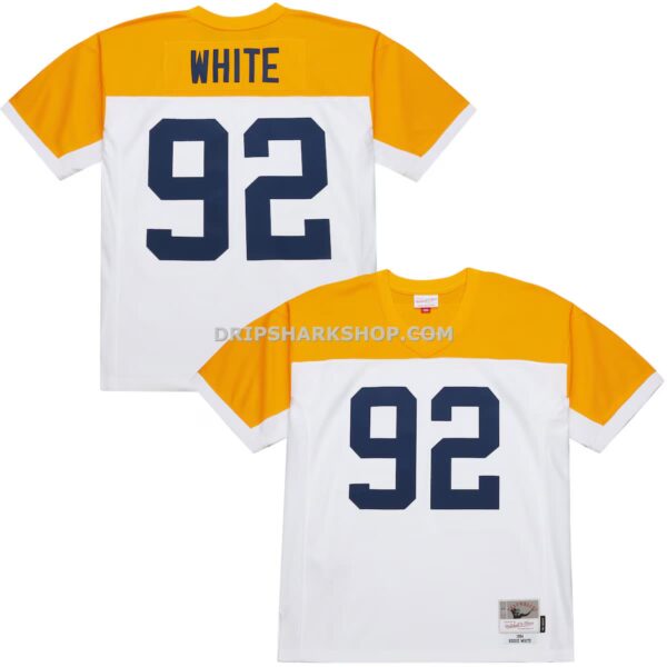 Mens Mitchell And Ness Reggie White White Green Bay Packers 1994 Legacy Replica Jersey