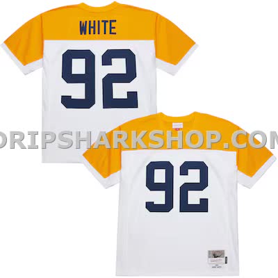 Mens Mitchell And Ness Reggie White White Green Bay Packers 1994 Legacy Replica Jersey