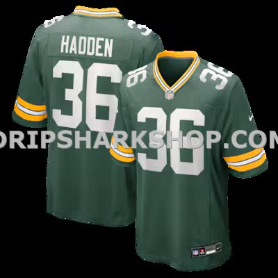 Mens Nike Kamal Hadden Green Green Bay Packers Team Game Jersey