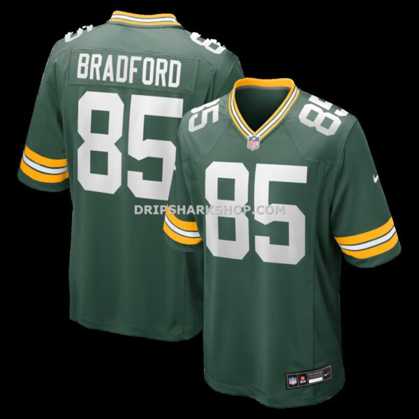 Mens Nike Corey Bradford Green Green Bay Packers Retired Player Jersey