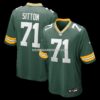 Mens Nike Josh Sitton Green Green Bay Packers Retired Game Jersey