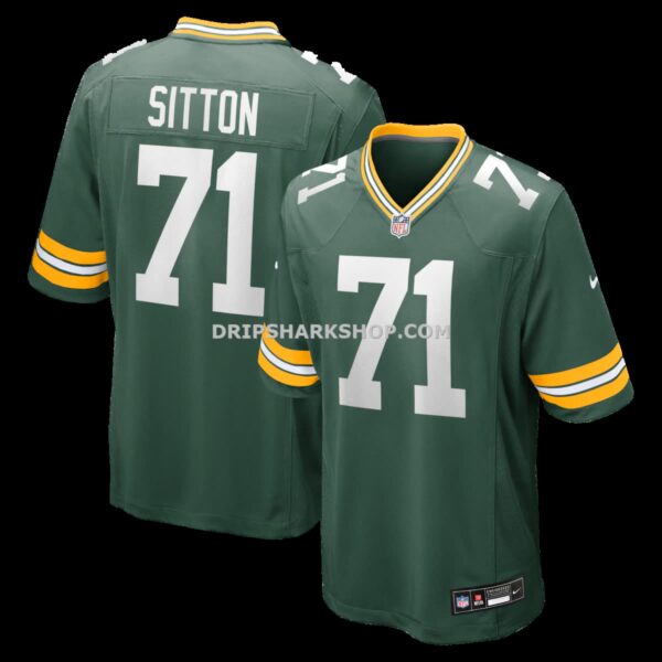 Mens Nike Josh Sitton Green Green Bay Packers Retired Game Jersey