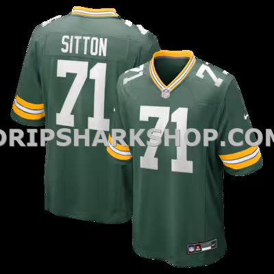 Mens Nike Josh Sitton Green Green Bay Packers Retired Game Jersey
