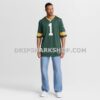 Mens Nike Number 1 Groom Green Green Bay Packers Game Jersey