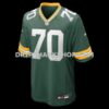 Mens Nike Darian Kinnard Green Green Bay Packers Team Game Jersey