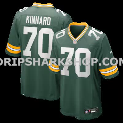 Mens Nike Darian Kinnard Green Green Bay Packers Team Game Jersey