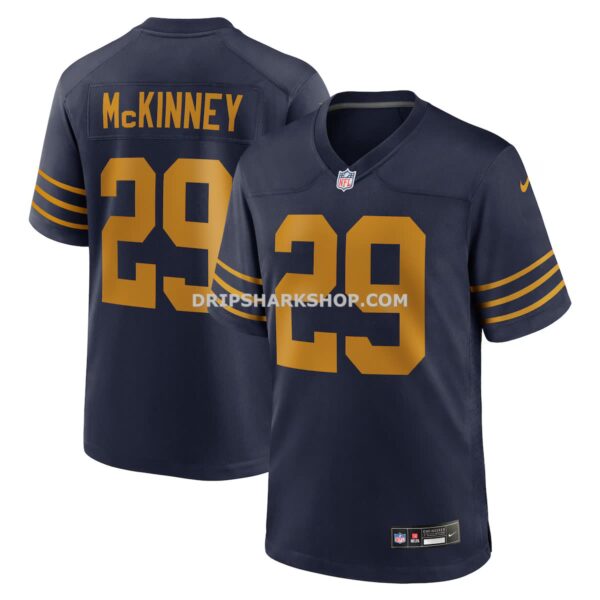 Mens Nike Xavier Mckinney Navy Green Bay Packers The 1923 Classic Game Jersey