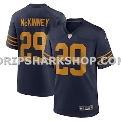 Mens Nike Xavier Mckinney Navy Green Bay Packers The 1923 Classic Game Jersey