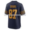 Mens Nike Romeo Doubs Navy Green Bay Packers The 1923 Classic Game Jersey
