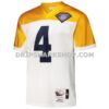 Mens Mitchell And Ness Brett Favre White Green Bay Packers 1994 Authentic Throwback Retired Player Jersey