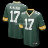 Mens Nike Brandon Mcmanus Green Green Bay Packers Team Game Jersey