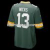 NFL129c37G06-04b6b1 Mens Nike Dontayvion Wicks Green Green Bay Packers Game Jersey