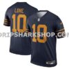 NFL129e32M01-942065 Mens Nike Jordan Love Navy Green Bay Packers The 1923 Classic Legend Player Dri Fit Top