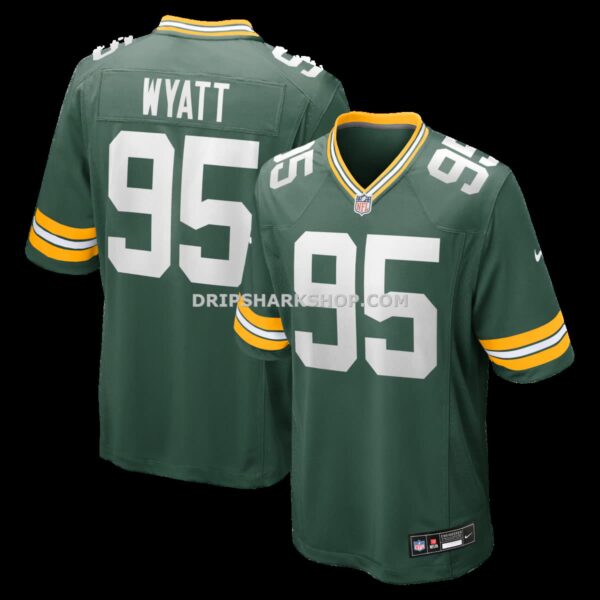 Mens Nike Devonte Wyatt Green Green Bay Packers Player Game Jersey