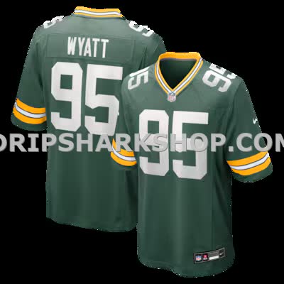 Mens Nike Devonte Wyatt Green Green Bay Packers Player Game Jersey
