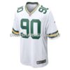 Mens Nike Lukas Van Ness White Green Bay Packers Game Jersey
