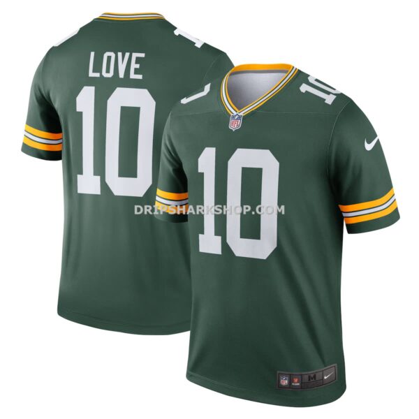 Mens Nike Jordan Love Green Green Bay Packers Legend Player Performance Top