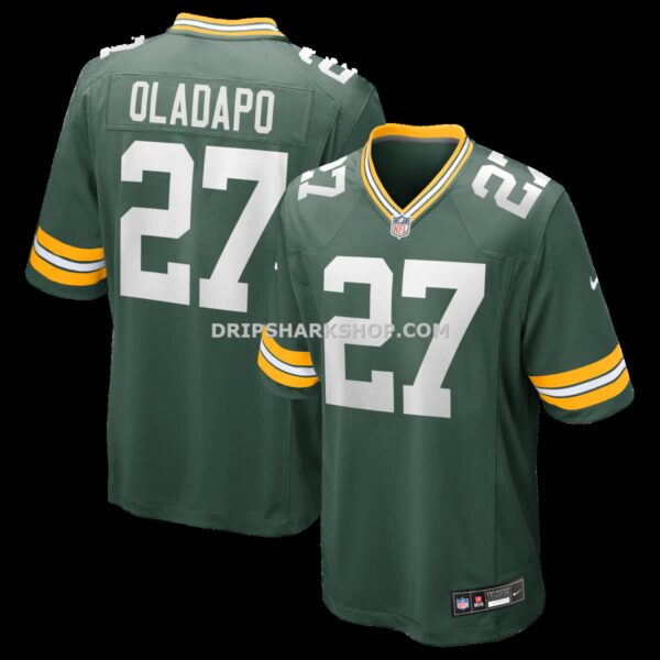 Mens Nike Kitan Oladapo Green Green Bay Packers Game Jersey