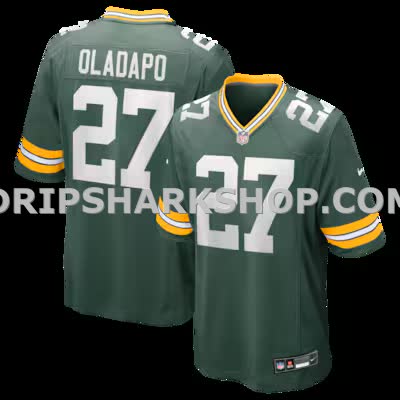 Mens Nike Kitan Oladapo Green Green Bay Packers Game Jersey