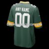 Mens Nike Green Green Bay Packers Custom Game Jersey