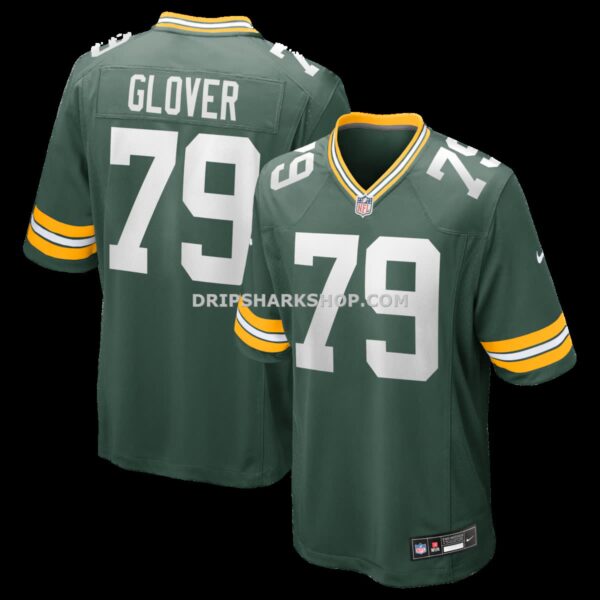 Mens Nike Travis Glover Green Green Bay Packers Game Jersey