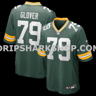 Mens Nike Travis Glover Green Green Bay Packers Game Jersey