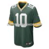 Mens Nike Jordan Love Green Green Bay Packers Player Game Jersey