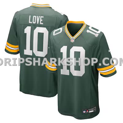 Mens Nike Jordan Love Green Green Bay Packers Player Game Jersey