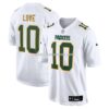 NFL12d7d9G04-f20f62 Mens Nike Jordan Love White Green Bay Packers Fashion Game Jersey