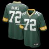 Mens Nike Brant Banks Green Green Bay Packers Team Game Jersey