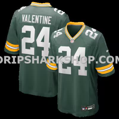 Mens Nike Carrington Valentine Green Green Bay Packers Game Jersey