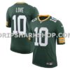 NFL12df06M01-951cbf Mens Nike Jordan Love Green Green Bay Packers Team Vapor Untouchable Limited Jersey