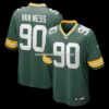 Mens Nike Lukas Van Ness Green Green Bay Packers Game Jersey