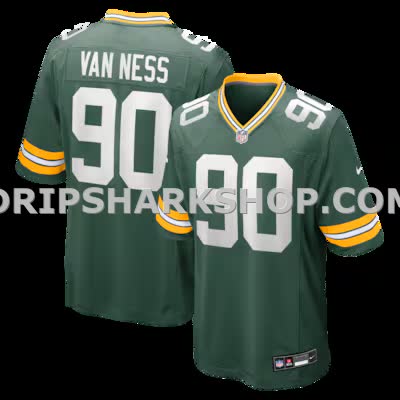 Mens Nike Lukas Van Ness Green Green Bay Packers Game Jersey