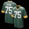 Mens Nike Sean Rhyan Green Green Bay Packers Game Player Jersey
