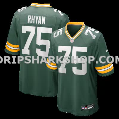 Mens Nike Sean Rhyan Green Green Bay Packers Game Player Jersey